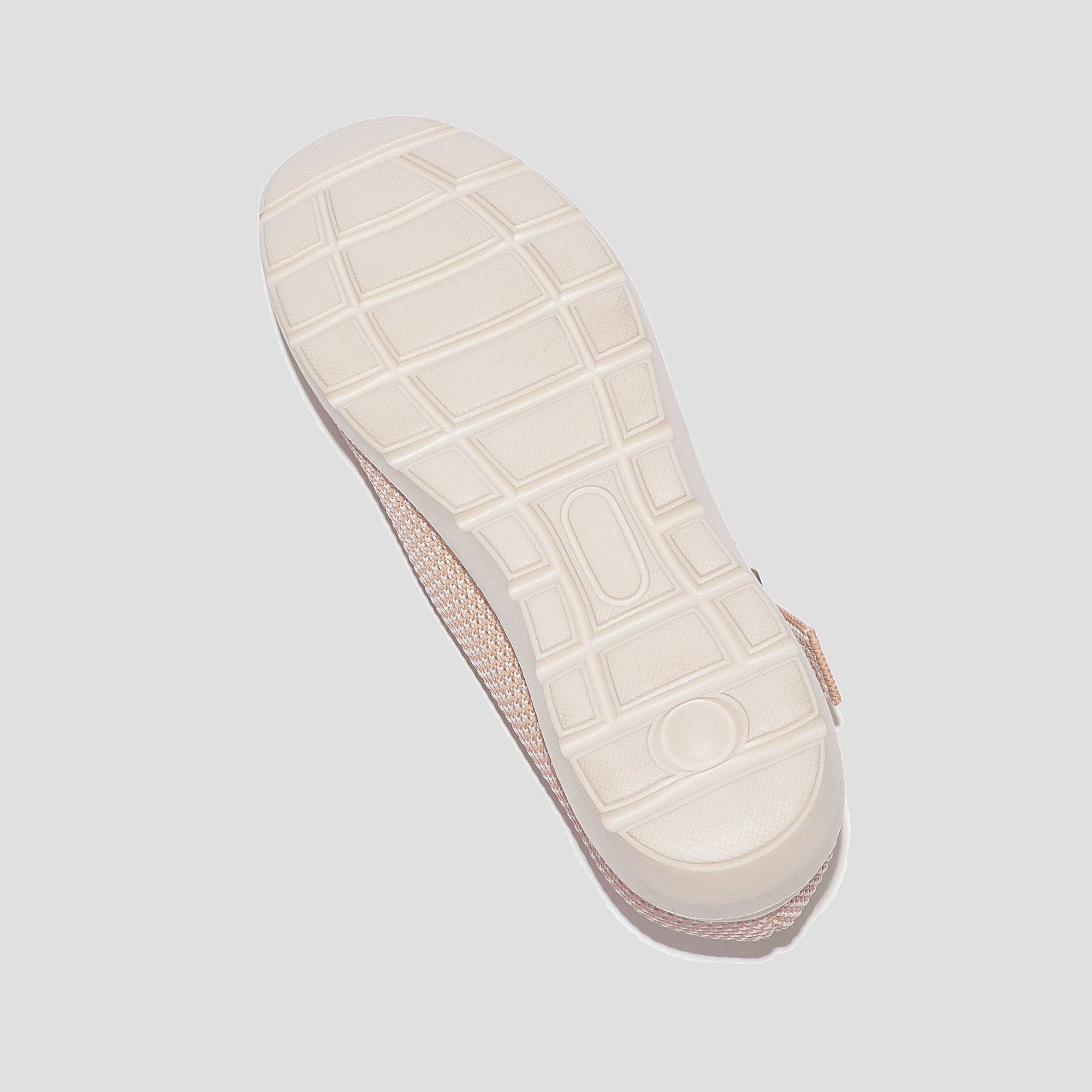 COCO MELA Blush Pink Woven Flat Shoes - Comfortable Lightweight Slip-On Sneakers with Buckle