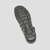 COCO MELA Leopard Print Knit Mary Janes - Comfortable Black & Beige Walking Sneakers for Women