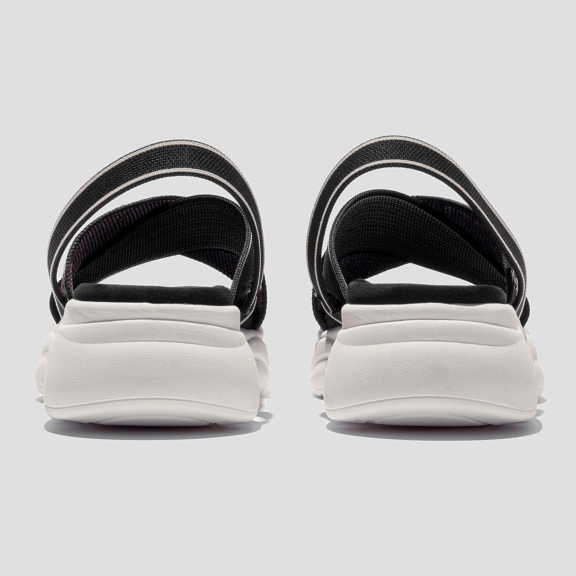 COCO MELA Animal Pattern Woven Sporty Sandals - Comfortable Lightweight Platform Slides for Women