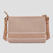 CŌCŌ MELA Women's Woven Knit Shoulder Bag Lightweight Neutral