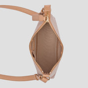 CŌCŌ MELA Women's Woven Knit Shoulder Bag Lightweight Neutral