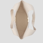 CŌCŌ MELA Oatmeal Cream Basket-Weave Tote | Minimalist Knit Hobo Purse
