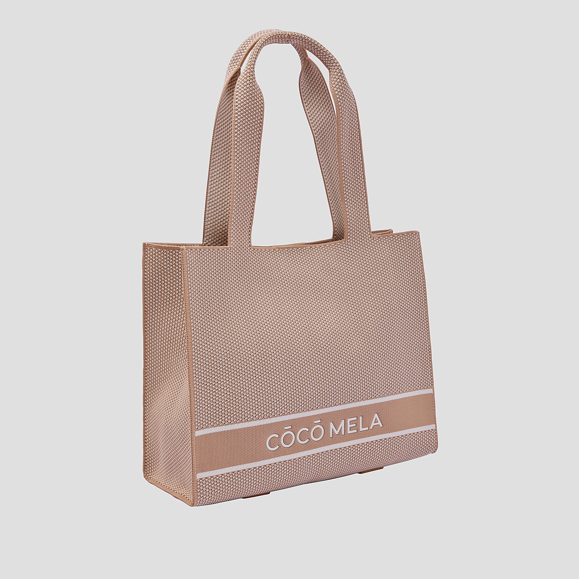 COCO MELA Breathable Knit Tote - Stylish Everyday Carryall Bag for Women